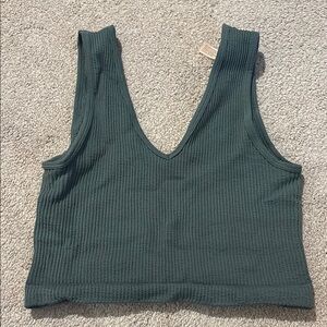Women's Green Sleeveless Top